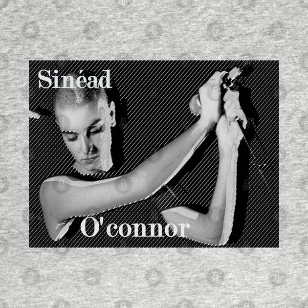 Sinead O' Connor Black White by Twrinkle